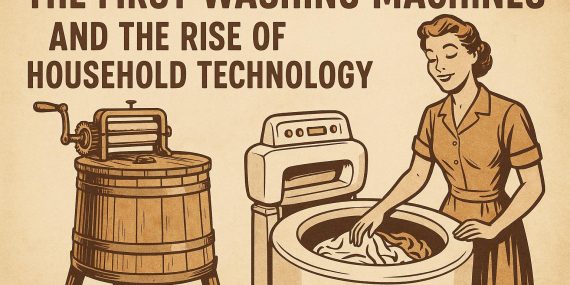 The First Washing Machines and the Rise of Household Technology
